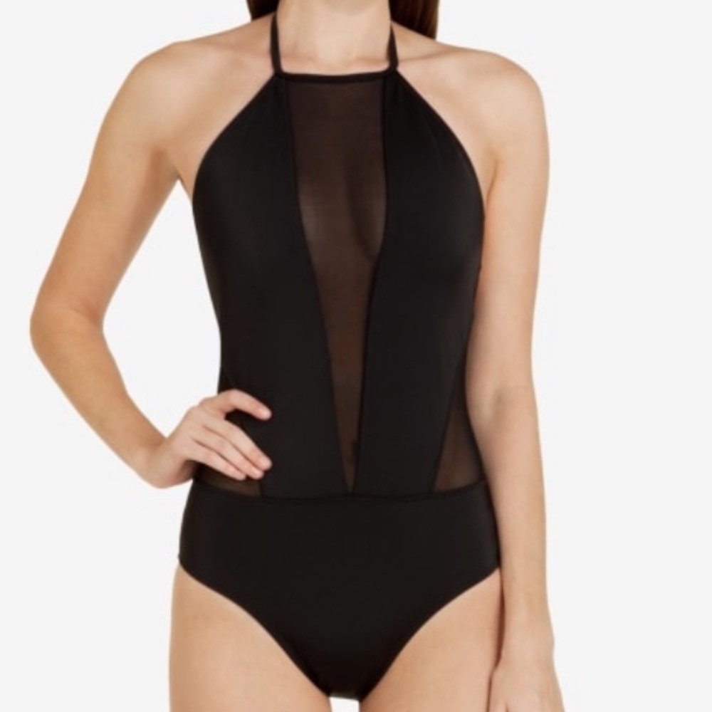 TED BAKER LONDON MECH MESH PANEL ONE-PIECE NWT 10
